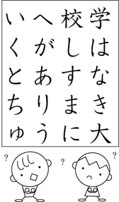 行間と字間